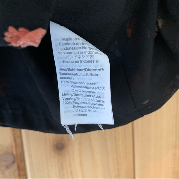 Madewell Size 8 Pressed Flower Button Down Cami Top - Picture 5 of 8